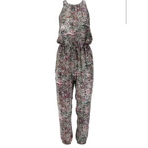 L’AGENCE 100% Silk Paisley Print Jumpsuit Size Large